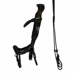 Cso|Bridons*Jump'In - Bridon One New York avec rênes Noir