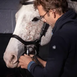 Cso|Bridons*Jump'In - Bridon One New York avec rênes Noir