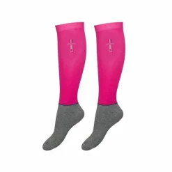 Chaussettes D'Équitation*Jump'In - Chaussettes d'équitation lycra fuchsia (x2) Rose