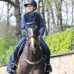 Horseball|Concours Complet D'Equitation*Jump'In - Collier de chasse 5 points + martingale One Noisette