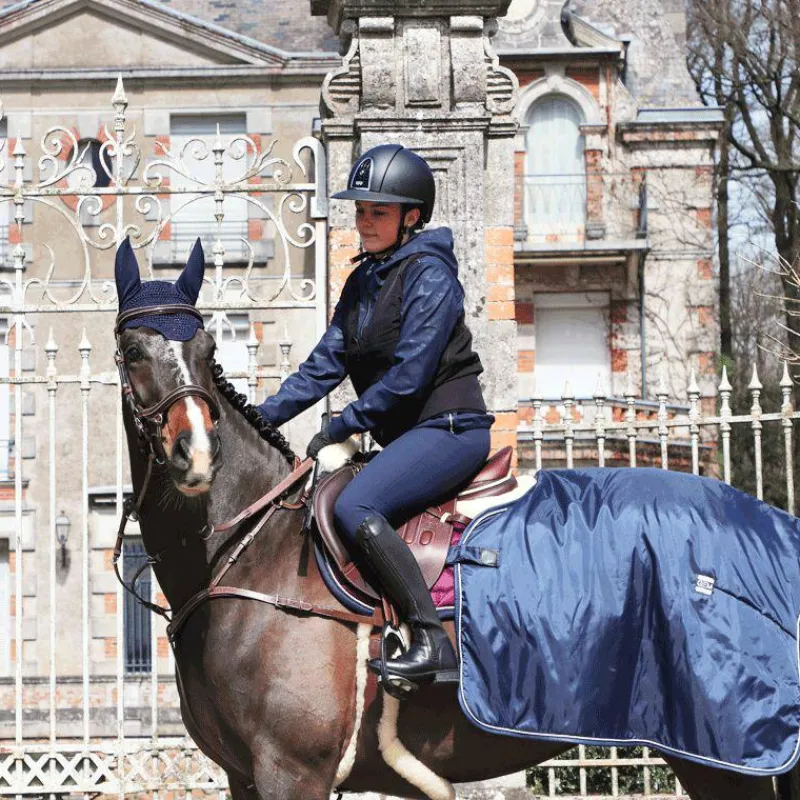 Horseball|Concours Complet D'Equitation*Jump'In - Collier de chasse 5 points + martingale One Noisette