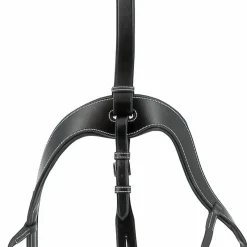 Clearance - Collier de chasse 5 points + martingale One Noir Horseball|Concours Complet D'Equitation