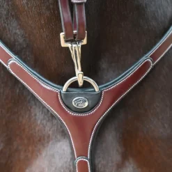 Sale - Collier de chasse et fourche de martingale Premium Clincher havane Colliers De Chasse