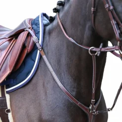 Sale - Collier de chasse et fourche de martingale Premium Clincher havane Colliers De Chasse
