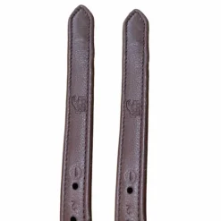 Étrivières*Jump'In - Etrivières recouvertes cuir noisette