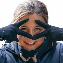 Gants D'Équitation*Jump'In - Gants d'équitation Polartec Noir