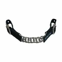 Accessoires De Mors*Jump'In - Gourmette simple ajustable par boucles en nylon Noir