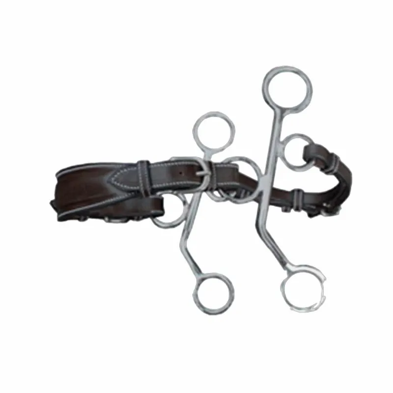 New - Hackamore cuir petites branches Hackamore