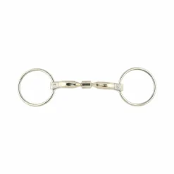 Clearance - Mors anatomique bloqué inox Mors Deux Anneaux