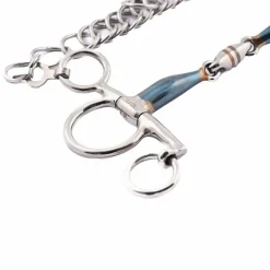 - Mors pelham double brisure petites branches Blue Steel Mors Pelham