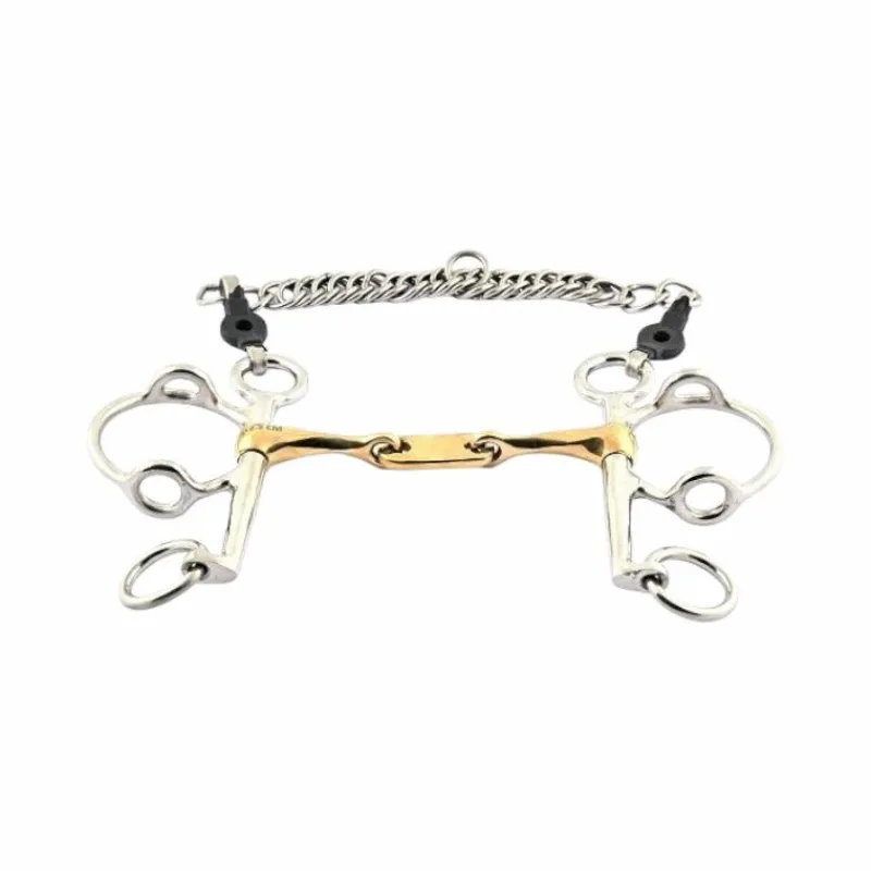 Mors Pelham|Mors Releveurs*Jump'In - Mors pelham releveur torsadé à palette