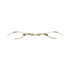 Mors Deux Anneaux*Jump'In - Mors torsadé à palette grands anneaux plats