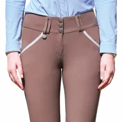 - Pantalon d'équitation femme Sofia grège Pantalons D'Équitation
