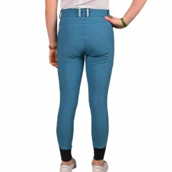 Pantalons D'Équitation*Jump'In - Pantalon d'équitation fille Luna glacier Bleu