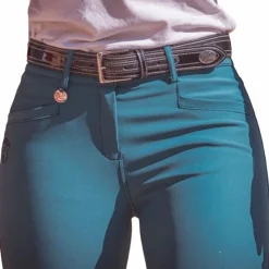 Best - Pantalon d'équitation femme Super X lagon Pantalons D'Équitation