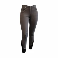 Discount - Pantalon d'équitation enfant unisexe Sacha taupe Enfant Pantalons D'Équitation|Horseball