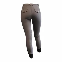 Discount - Pantalon d'équitation enfant unisexe Sacha taupe Enfant Pantalons D'Équitation|Horseball