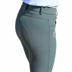 Pantalons D'Équitation*Jump'In - Pantalon d'équitation femme Super X thym Vert
