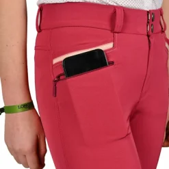 Pantalons D'Équitation*Jump'In - Pantalon d'équitation fille Luna framboise Rose