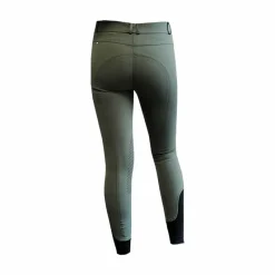 Pantalons D'Équitation*Jump'In - Pantalon d'équitation fille Marie Kaki Vert