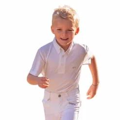 Polos Et Chemises*Jump'In - Polo de concours manches courtes Gaston Blanc