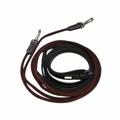 Enrênements Poneys|Rênes Allemandes*Jump'In - Rênes allemandes One Havane Marron