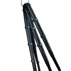 Rênes Et Arrêtoirs De Rênes*Jump'In - Rênes caoutchouc à arrêtoirs One Noir