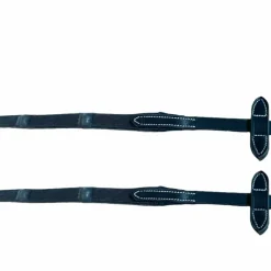 Online - Rênes en caoutchouc avec 7 stoppers 1/2 collection One Rênes Et Arrêtoirs De Rênes