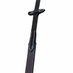 Rênes Et Arrêtoirs De Rênes*Jump'In - Rênes en caoutchouc simple collection Week havane Marron