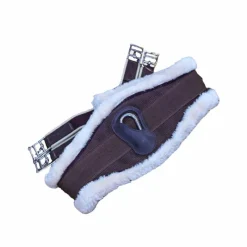 Sangles Anatomiques*Jump'In - Sangle anatomique Safety One chocolat mouton Marron