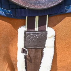 Sangles Anatomiques*Jump'In - Sangle anatomique Safety One chocolat mouton Marron