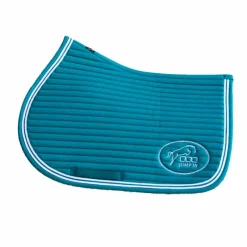 Tapis Cso/ Mixtes|Tapis De Selle*Jump'In - Tapis de selle Balthazar lagon/ blanc Bleu