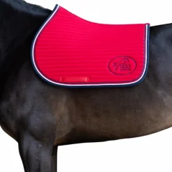 Tapis Cso/ Mixtes|Tapis De Selle*Jump'In - Tapis de selle Balthazar / marine Rouge