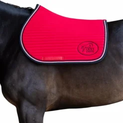 Tapis Cso/ Mixtes|Tapis De Selle*Jump'In - Tapis de selle Balthazar / noir Rouge