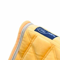 Tapis De Selle|Tapis Cso/ Mixtes*Jump'In - Tapis de selle Soft Velours Jaune