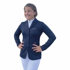 Vestes De Concours*Jump'In - Veste de compétition Junior fille Charlotte Marine