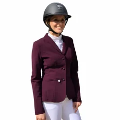Vestes De Concours|Cso*Jump'In - Veste de concours Spa Prune