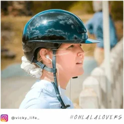 Casques D'Équitation À Visière Polo|Casques D'Équitation*Kask - Casque d'équitation Kooki Lady shine Noir