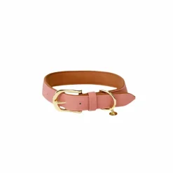 Colliers*Kentucky Dogwear - Collier pour chien vegan leather peach/brown Rose
