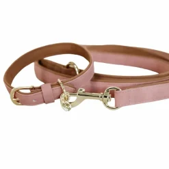 Colliers*Kentucky Dogwear - Collier pour chien vegan leather peach/brown Rose
