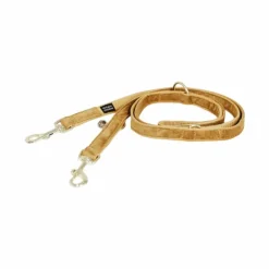 Laisses*Kentucky Dogwear - Laisse pour chien Velvet 2m moutarde Jaune