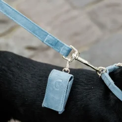 Laisses*Kentucky Dogwear - Laisse pour chien Velvet 2m ciel Bleu