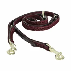 Laisses*Kentucky Dogwear - Laisse en nylon tressé Plaited Nylon 200 cm Bordeaux