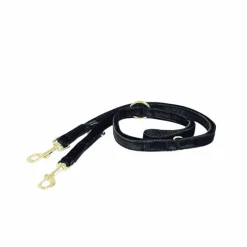 New - Laisse pour chien Velvet 2m noir Laisses