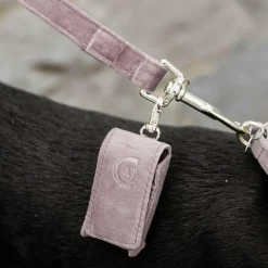 Pooh Bag*Kentucky Dogwear - Sac à crottes carré velvet tendre Rose