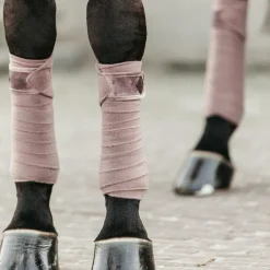 Bandes De Polo*Kentucky Horsewear - Bandes de polo Velvet parme (x4) Beige