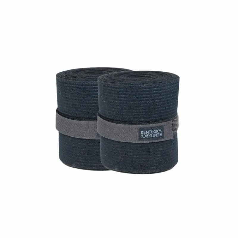 Horseball|Bandes De Polo*Kentucky Horsewear - Bandes de polo élastiques (x2) Noir