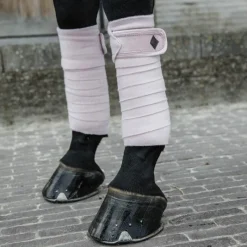 Bandes De Polo*Kentucky Horsewear - Bandes de polo Velvet Pearls tendre (x4) Rose