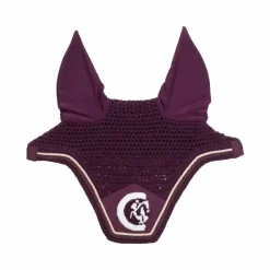 Bonnets Pour Chevaux*Kentucky Horsewear - Bonnet pour chevaux anti-bruits Wellington 3D Logo Rope Violet