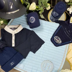 Bonnets/ Bandeaux*Kentucky Horsewear - Bonnet pompom marine